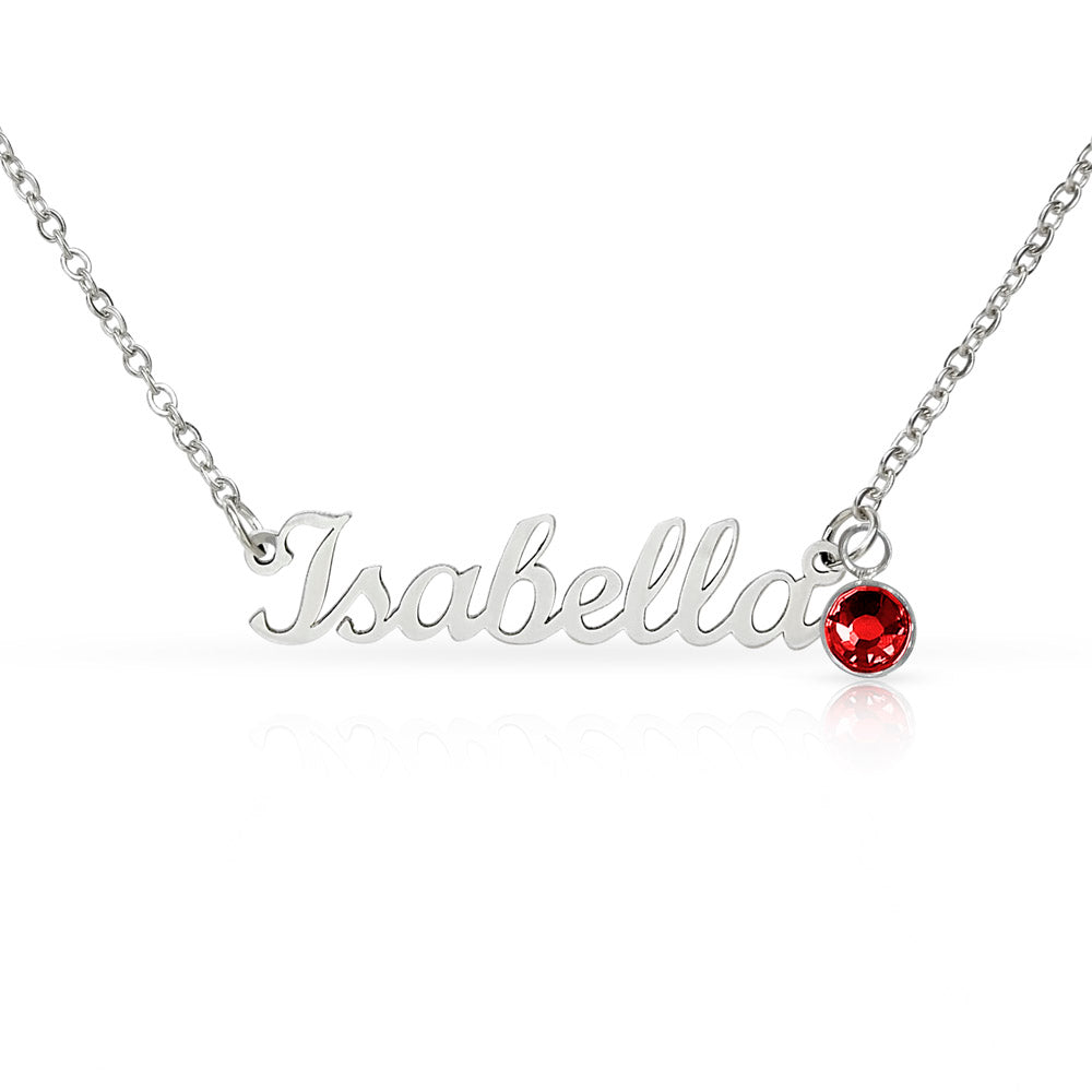 Customized Necklace with Birthstone