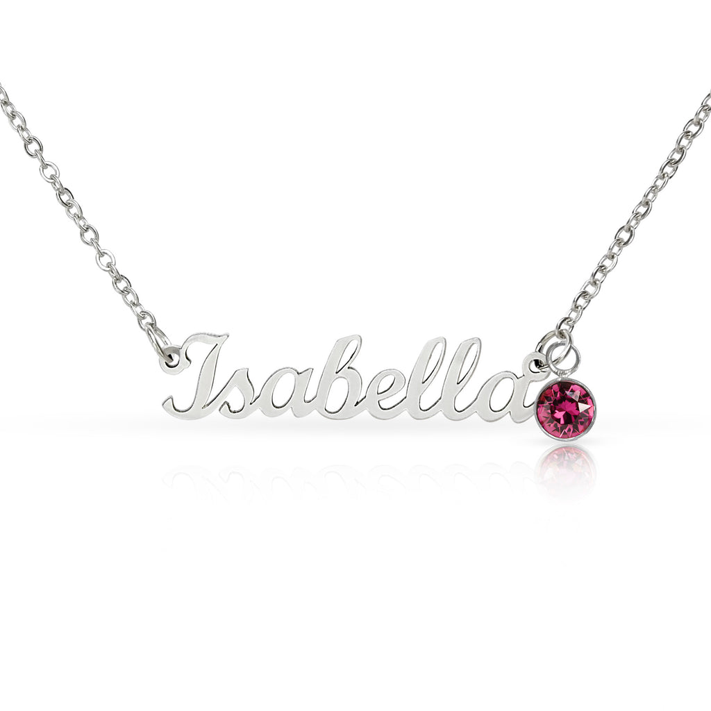 Customized Necklace with Birthstone