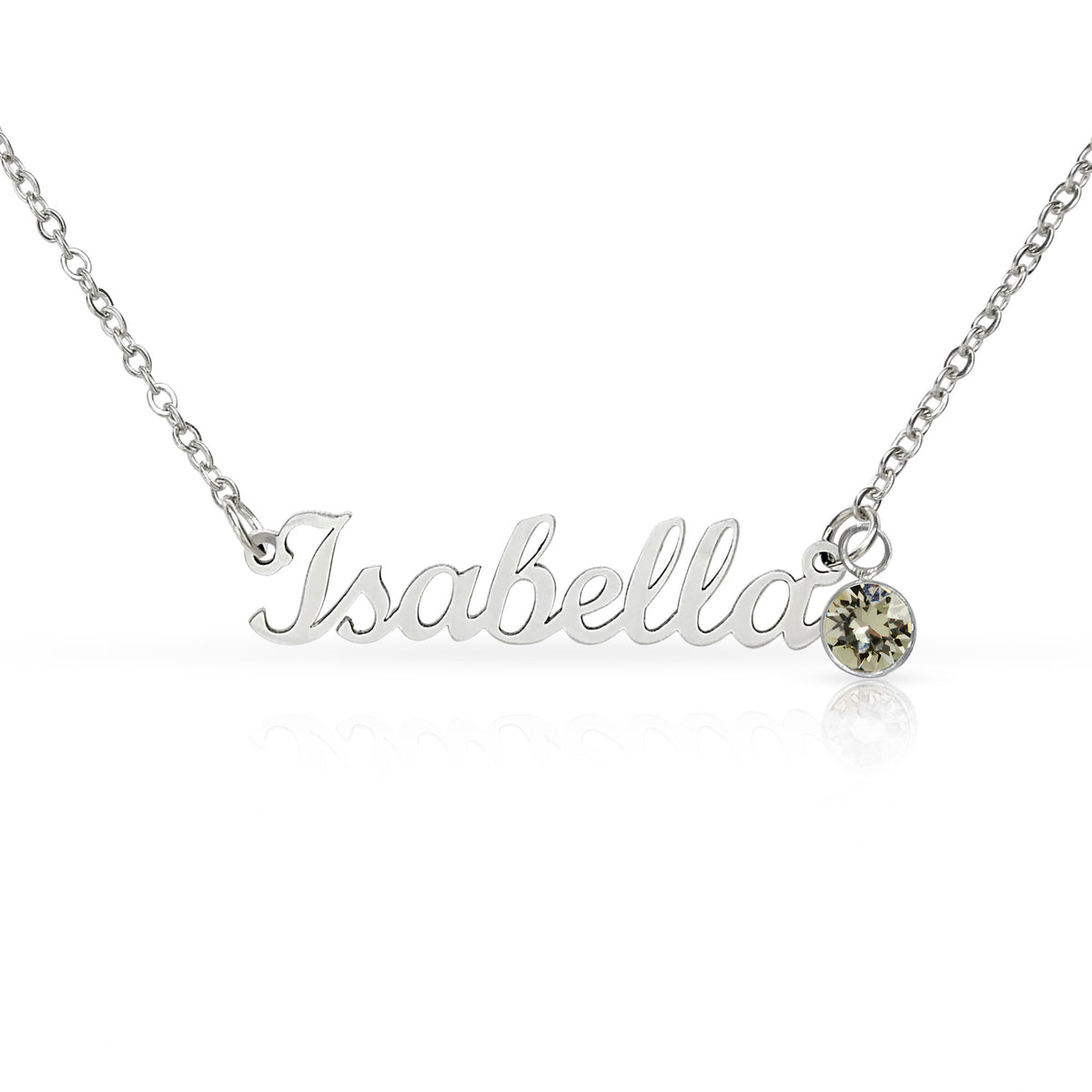 Customized Necklace with Birthstone