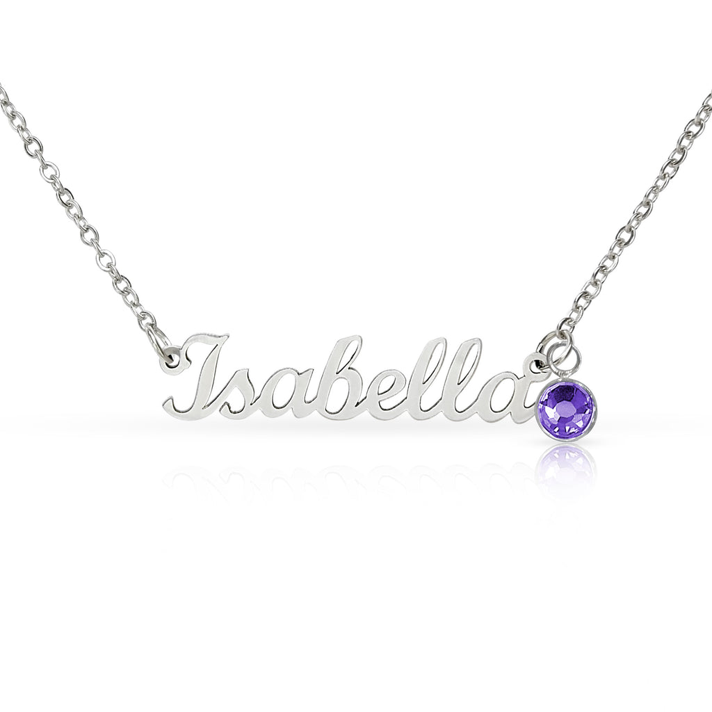 Customized Necklace with Birthstone