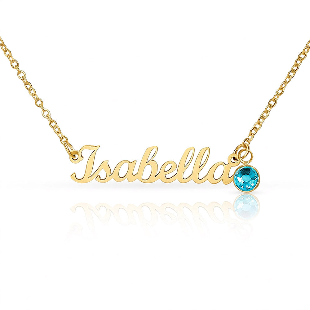 Customized Necklace with Birthstone