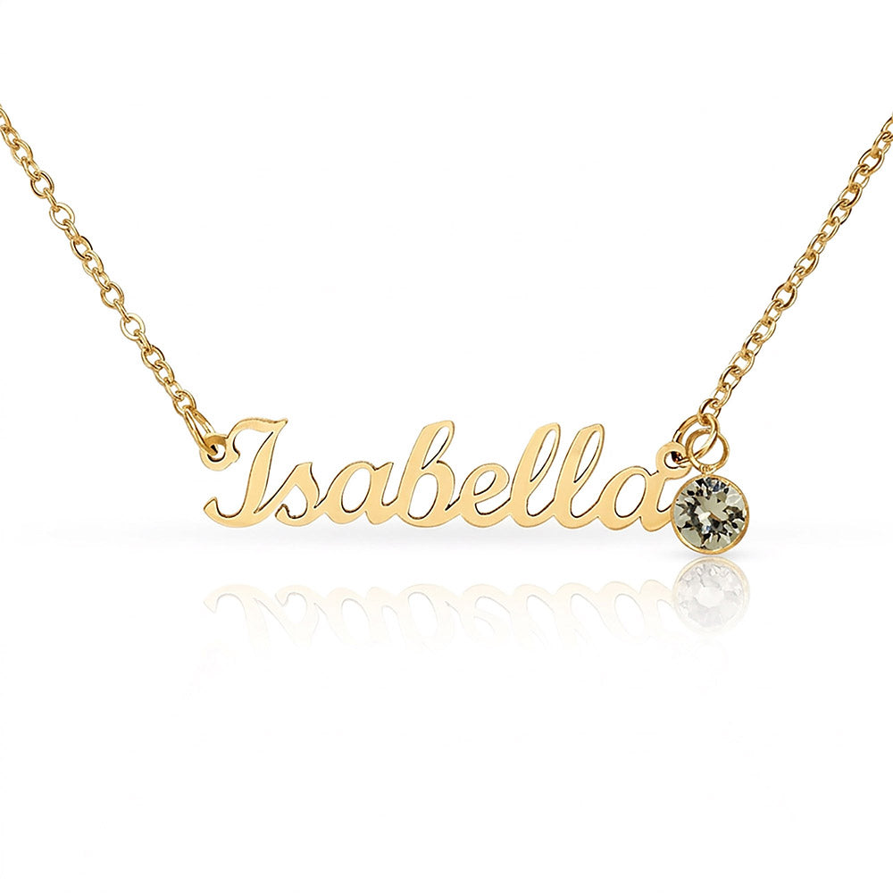 Customized Necklace with Birthstone