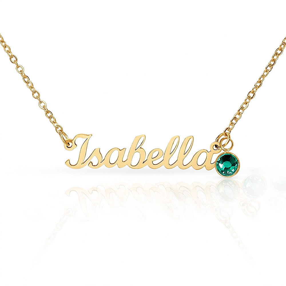 Customized Necklace with Birthstone