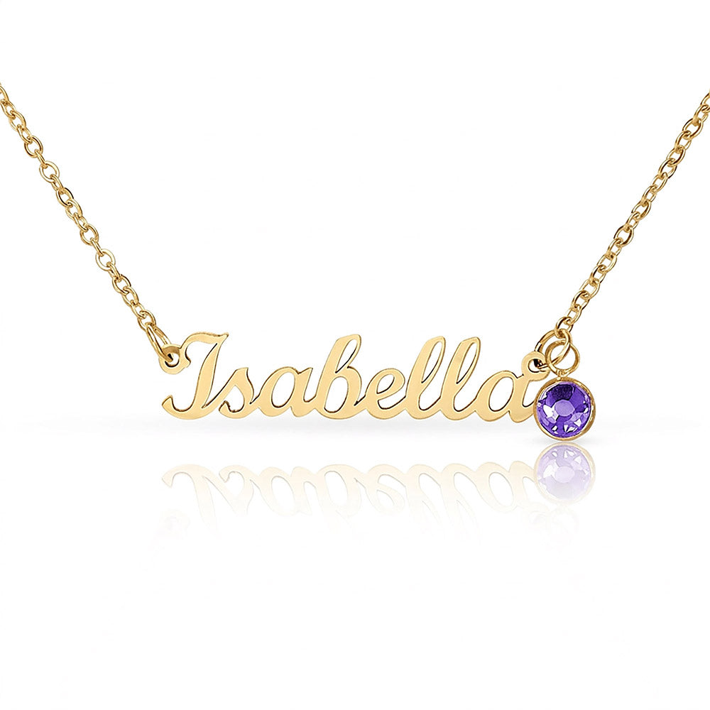 Customized Necklace with Birthstone