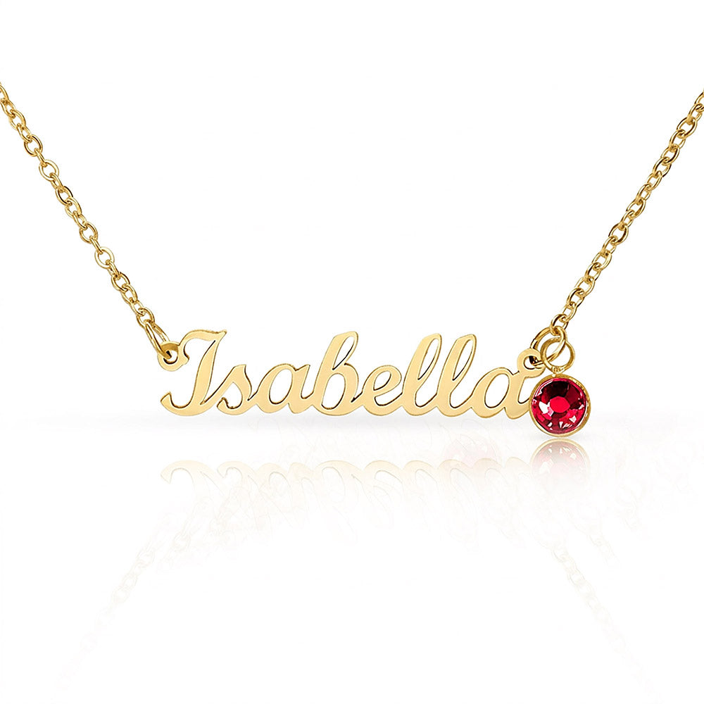 Customized Necklace with Birthstone