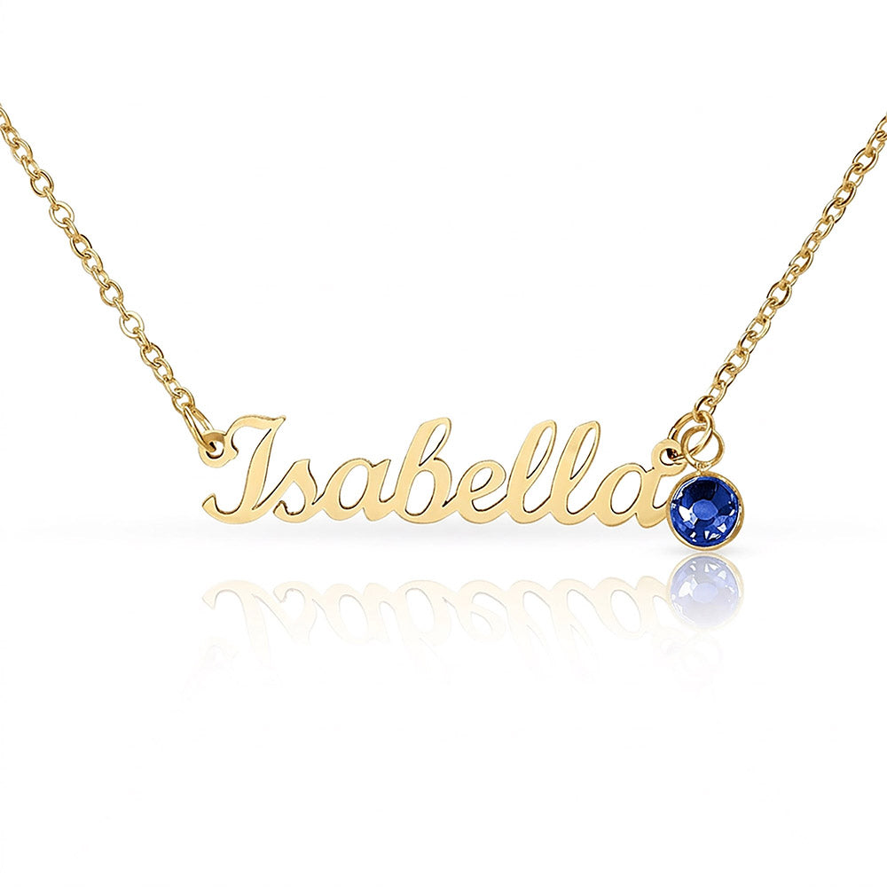 Customized Necklace with Birthstone