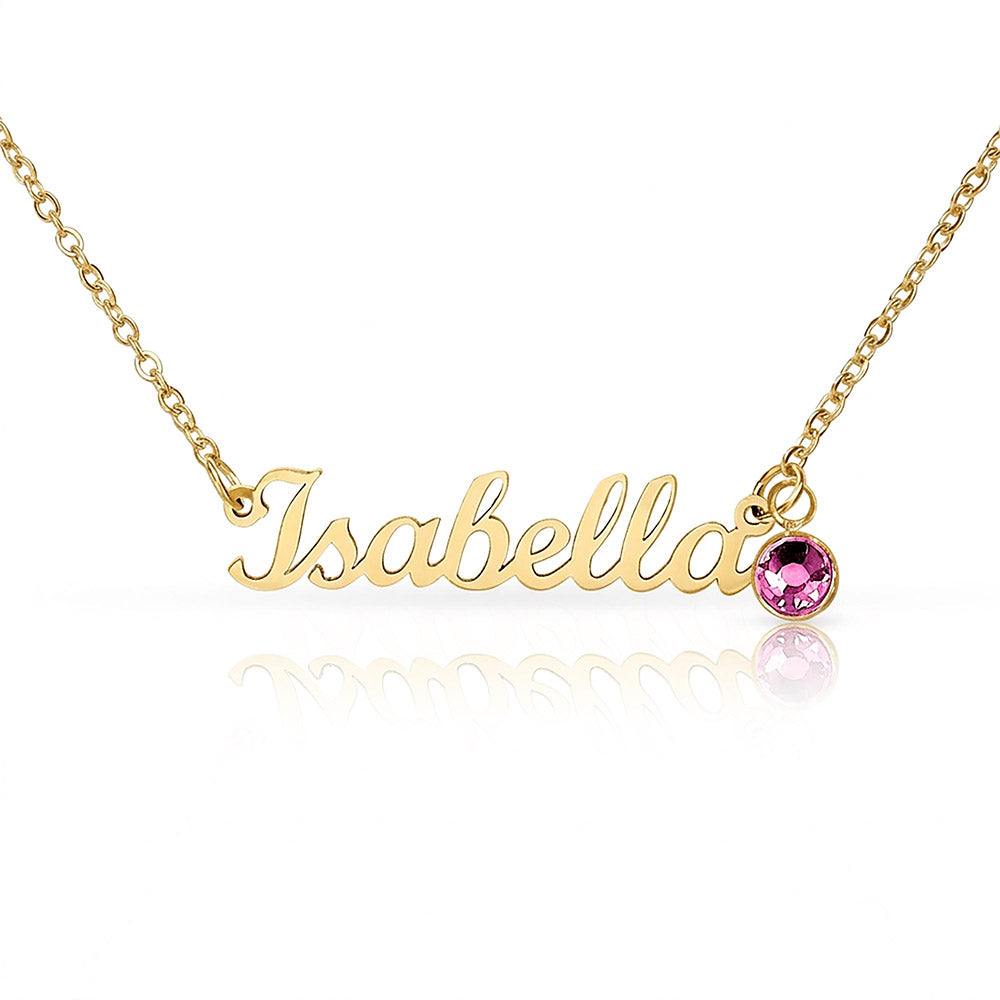 Customized Necklace with Birthstone